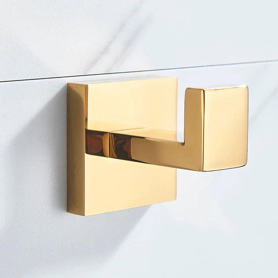 Gold Polished Bath Set