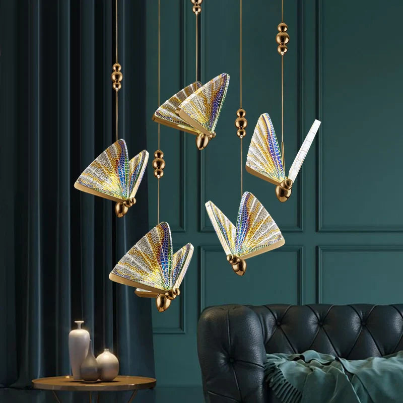 Colorful Acrylic Butterfly Light