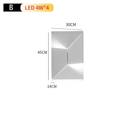 DecorBites™ Geometric Art Indoor Wall Lamp for Bedroom Living Room Staircase Home Decor