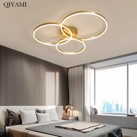 DecorBites™ Chandeliers Round Ring Ceiling Lights