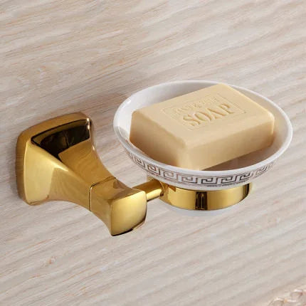 Gold Copper Hardware Set