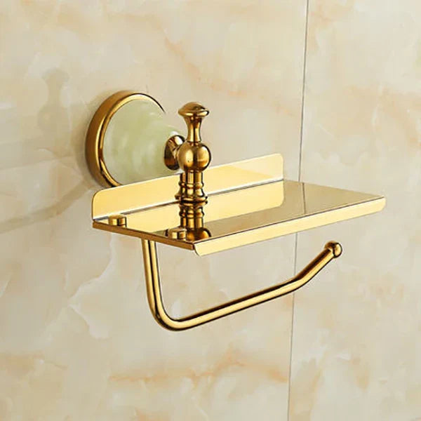 Copper Gold Bath Accessories