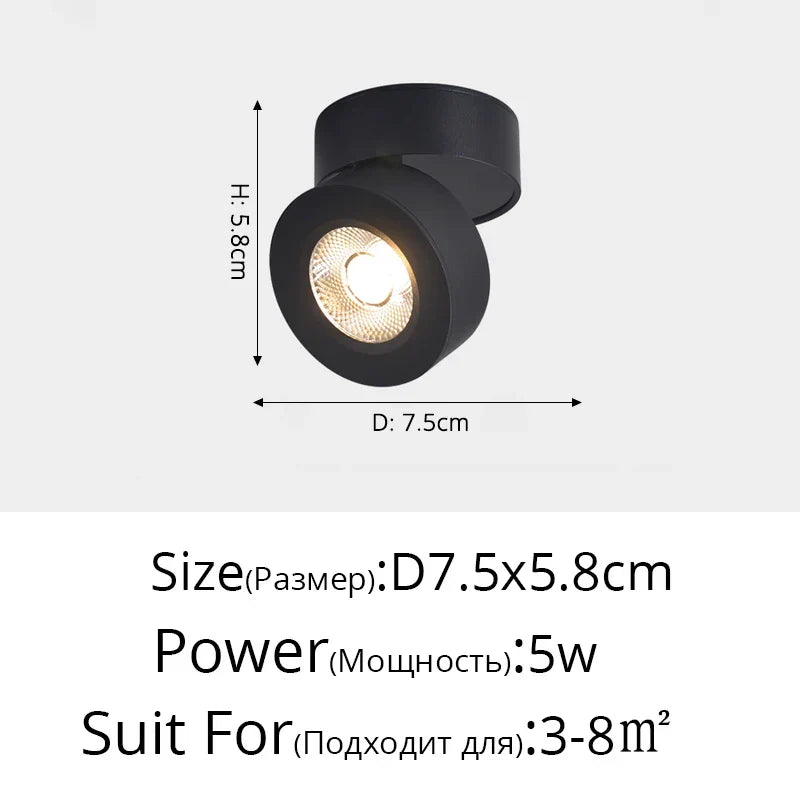 LED Adjustable Ceiling Spotlight