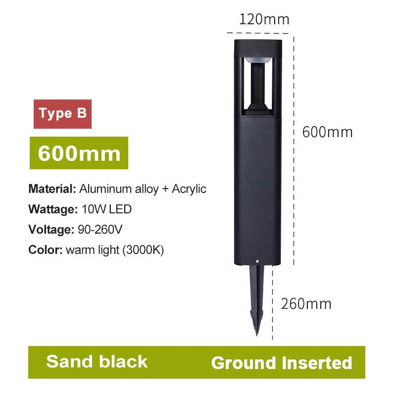 Waterproof LED Bollard Light