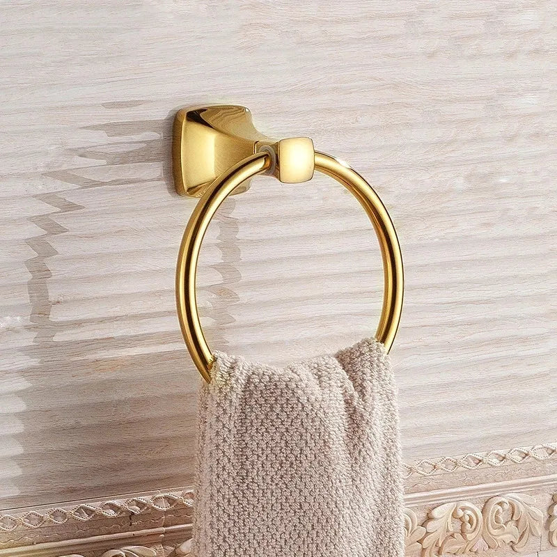 Gold Copper Hardware Set