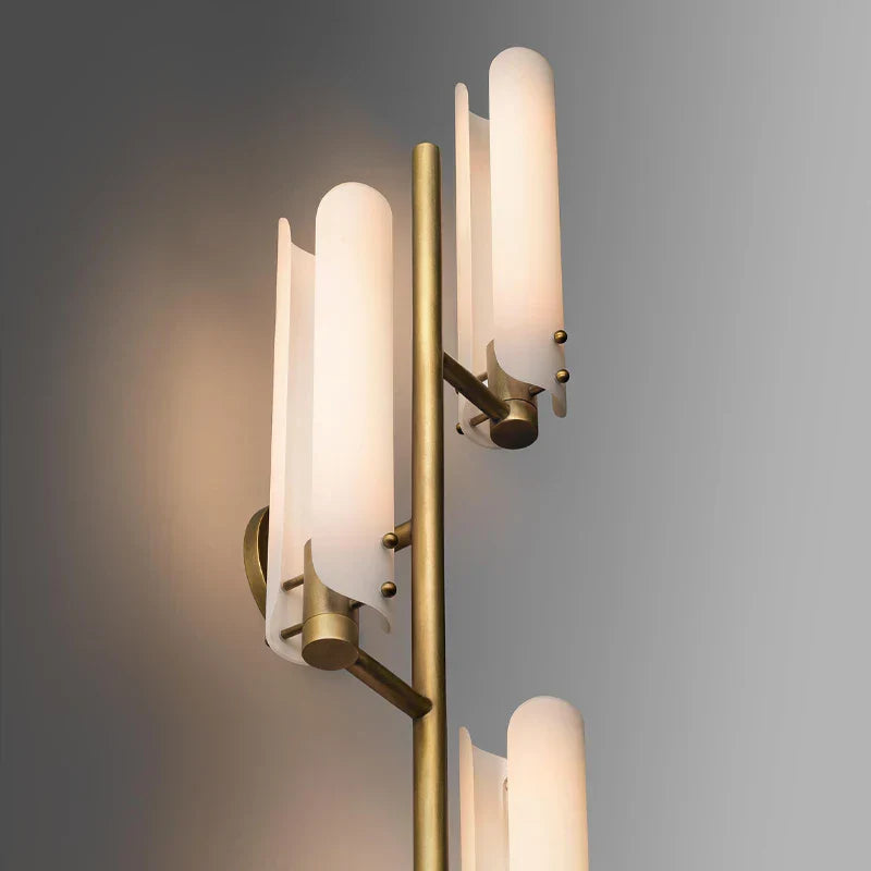 Copper Art Deco Wall Sconce