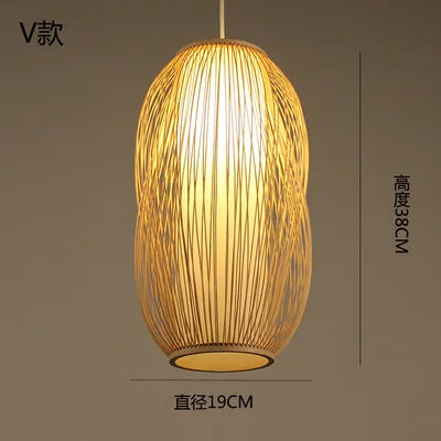 Bamboo Modern Chandelier Light