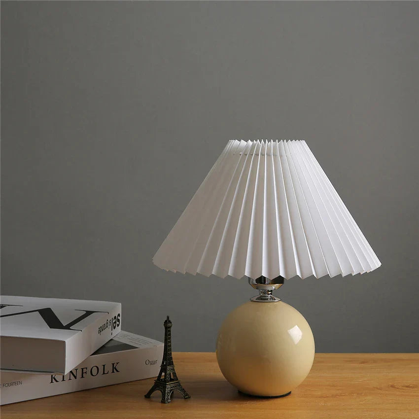 Ivory Ceramic Table Lamp