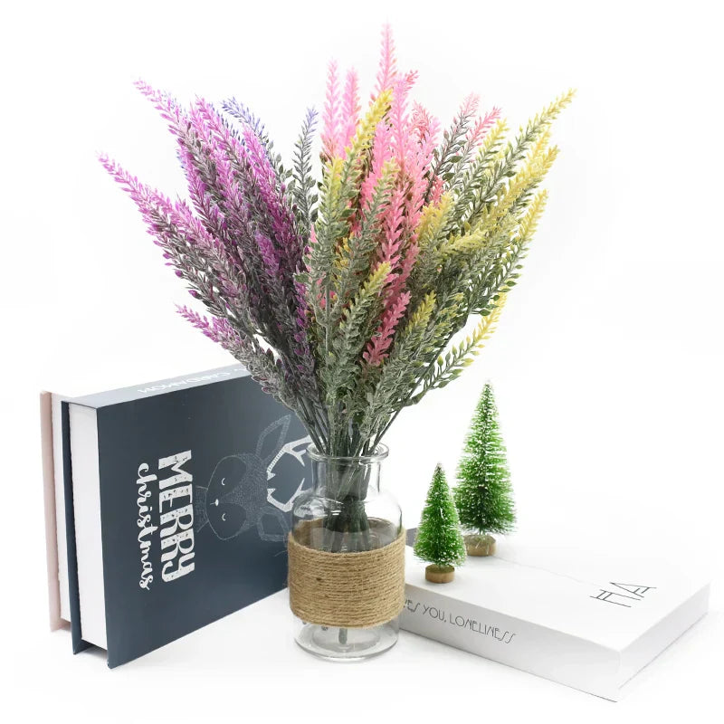 Lavender Artificial Flower Vase