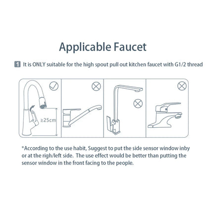 DecorBites™ Intelligent Faucet Sensor Mixer for Bathroom Kitchen, Water-Saving Automatic Adapter
