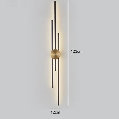 DecorBites™ Copper Wall Light for Bedroom, Living Room, TV Background - Minimalist Luxury Design