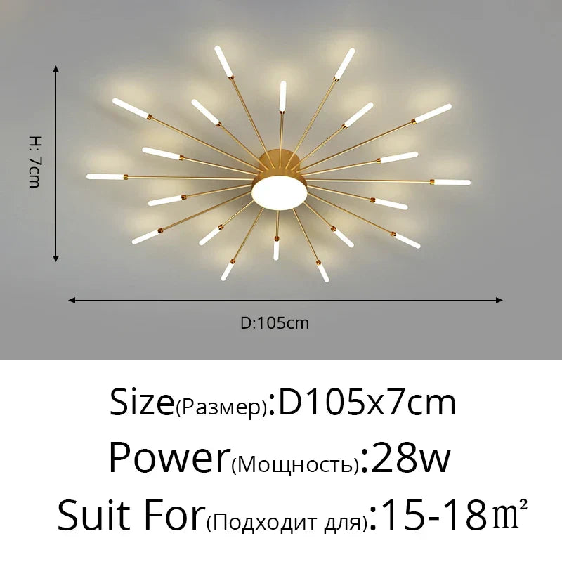 Acrylic Modern Ceiling Light