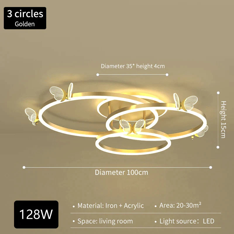 Butterfly LED Ceiling Lamp