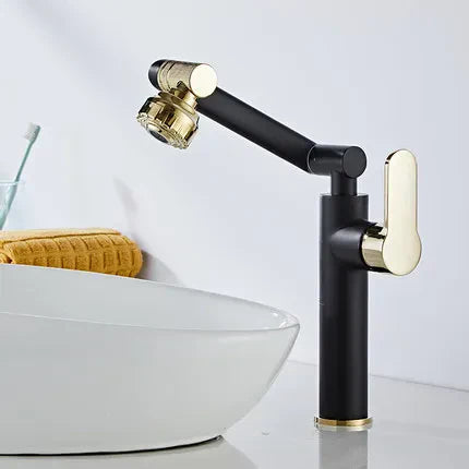 Gold Black Bathroom Faucet