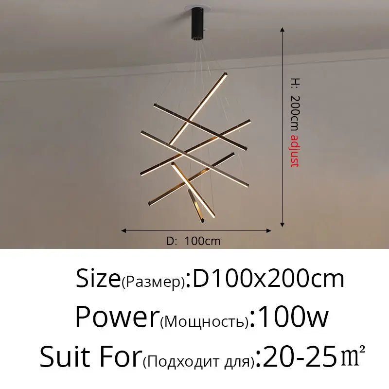 LED Living Dining Chandelier