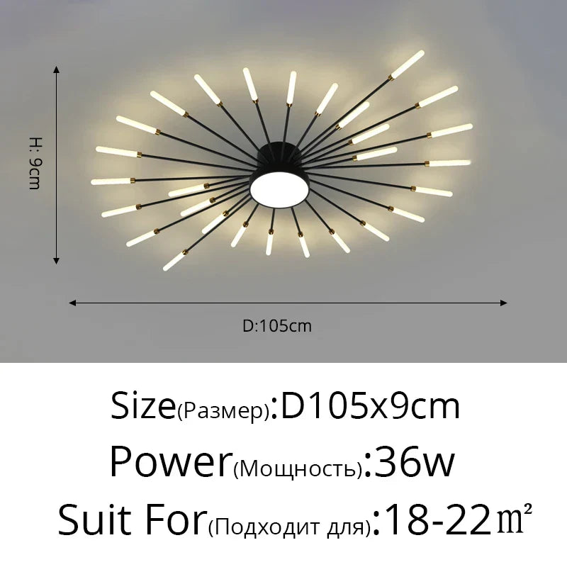 Acrylic Modern Ceiling Light