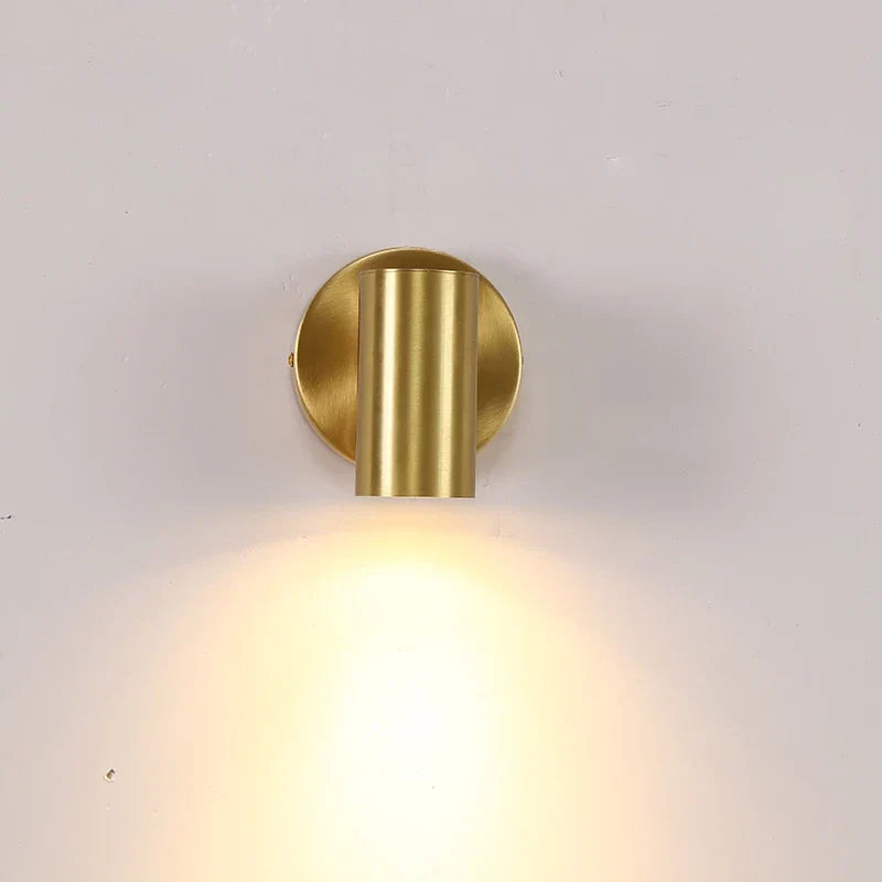 Gold Iron LED Wall Lamp