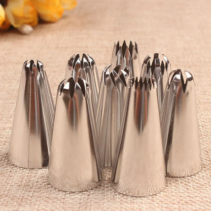DecorBites™ Big Size Russian Pastry Nozzles Cake Cupcake Decorator Set