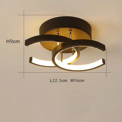 DecorBites™ LED Ceiling Light for Modern Indoor Lighting in Minimalist Style