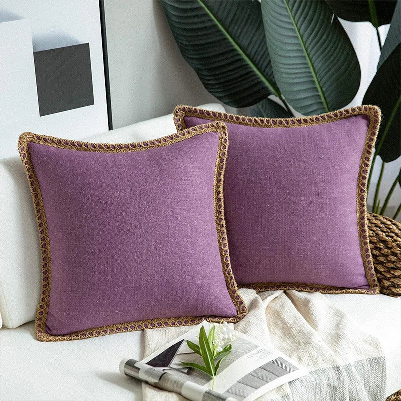 Cotton Linen Cushion Cover