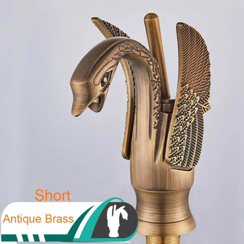 Gold Single Handle Faucet Deck Mount Design