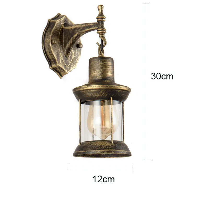 DecorBites™ Industrial Glass Wall Lamp for Bar Cafe Bedroom Home Design