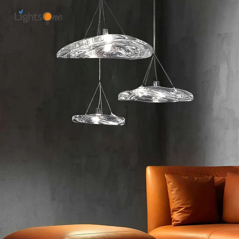 DecorBites™ Glass Staircase Pendant Light for Restaurant, Bar, and Bedside Table
