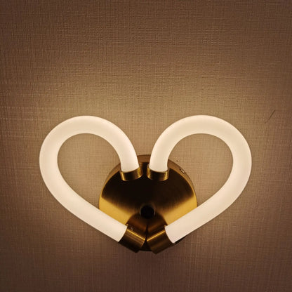DecorBites™ Acrylic Ring LED Wall Lamp for Modern Indoor Decor, Living Room Bedroom Lighting