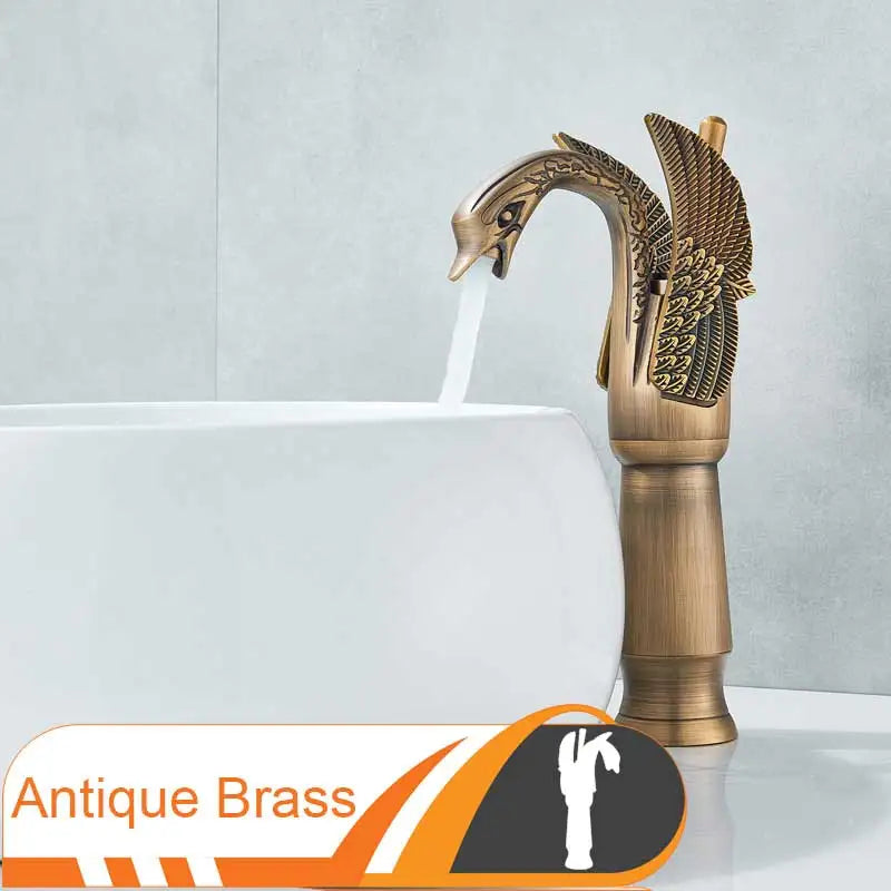 Gold Single Handle Faucet Deck Mount Design