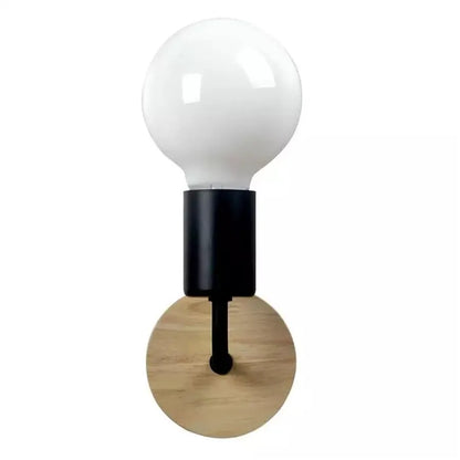DecorBites™ Iron Art Wall Light: Modern & Simple Fixture for Bedroom, Living Room, Stairway - E27