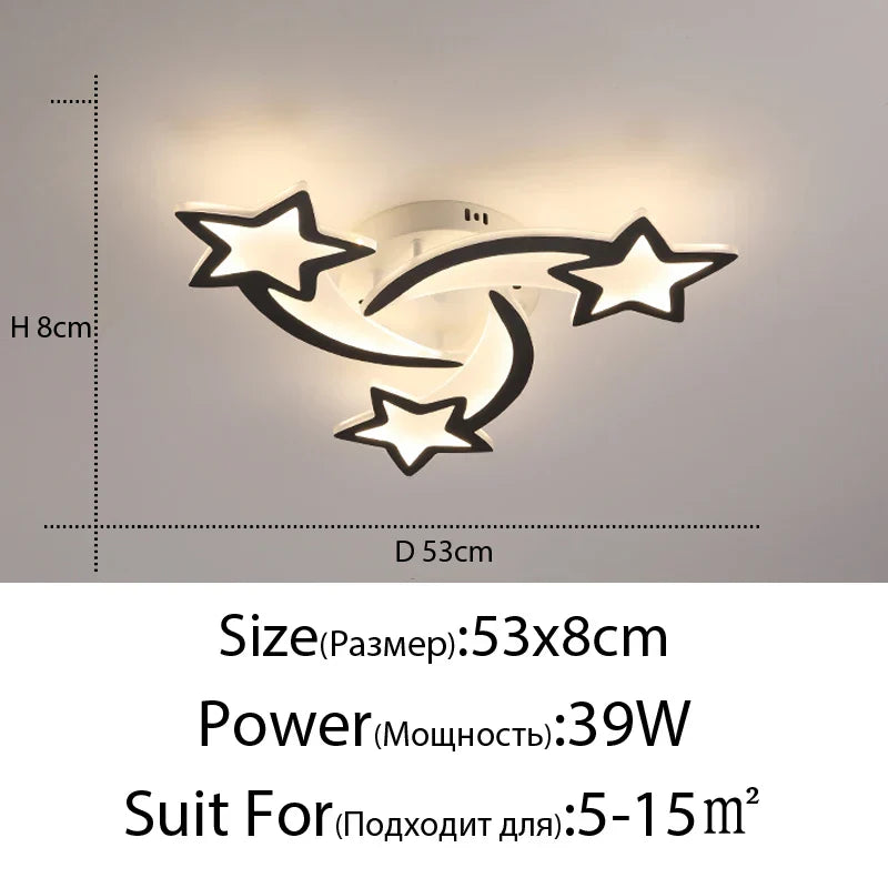 DecorBites™ LED Chandelier: Modern Dimmable Indoor Lighting for Bedroom, Hall, Living Room