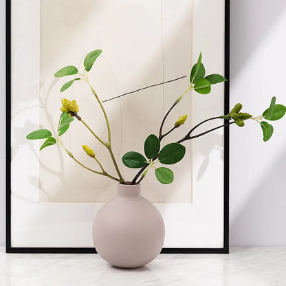 DecorBites™ Geometric Ceramic Vase: Abstract Hydroponics Flower Arrangement Home Decor