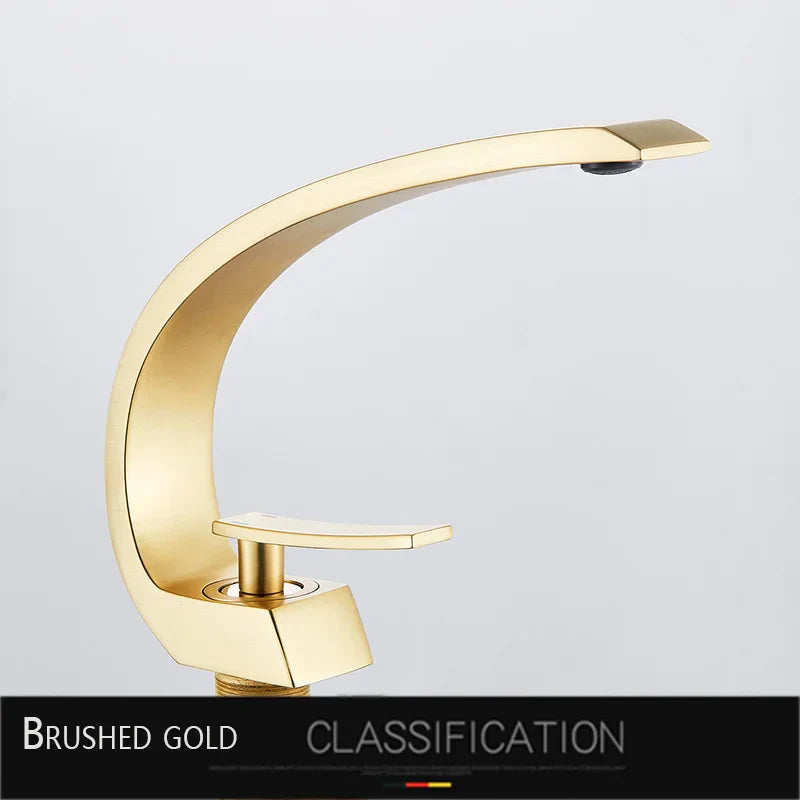 Black Chrome Basin Mixer