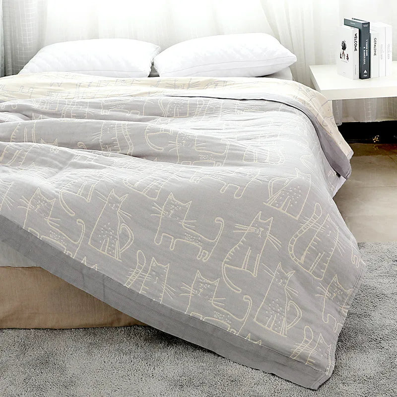 Cotton Bamboo Summer Blanket