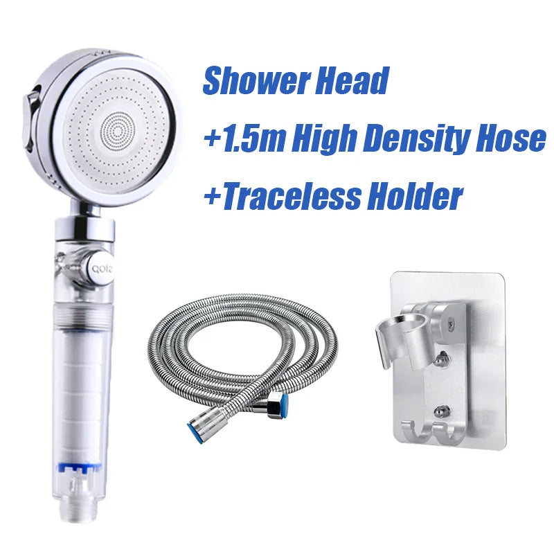 Silver Filtered Shower Sprayer