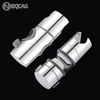 DecorBites™ Adjustable Slider Shower Head Holder Bracket Chrome Mounting Accessory