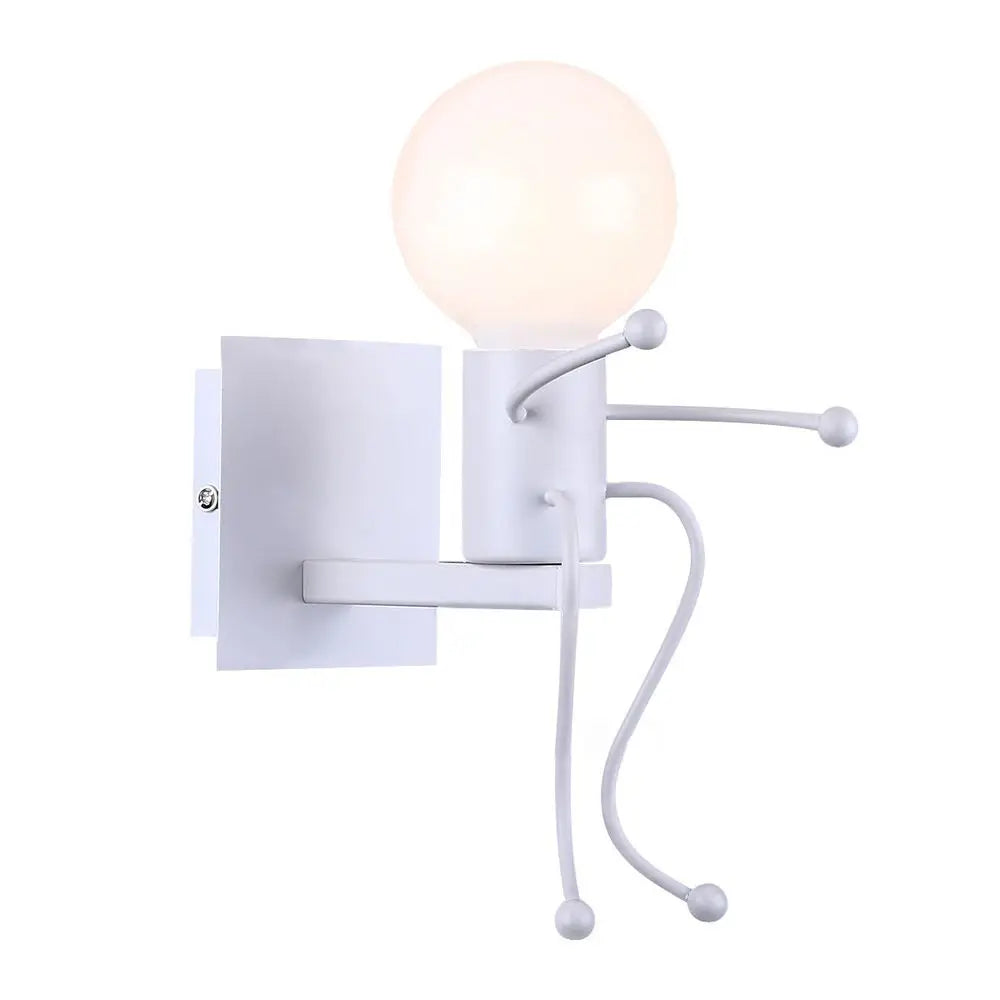 DecorBites™ Creative LED Wall Light Indoor Wall Sconce Modern Art Decor Iron E27
