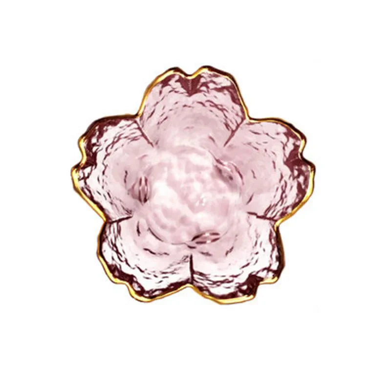 Glass Gold Rim Plates