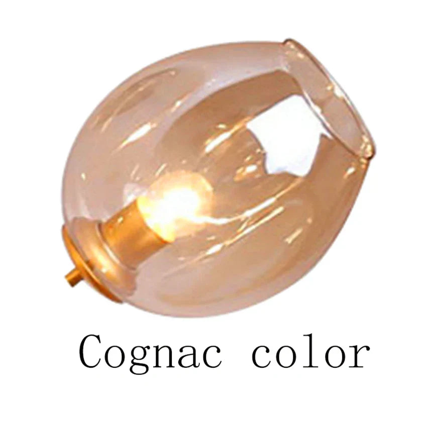 DecorBites™ LED Ball Chandelier: Modern Glass Kitchen Pendant Light Fixture