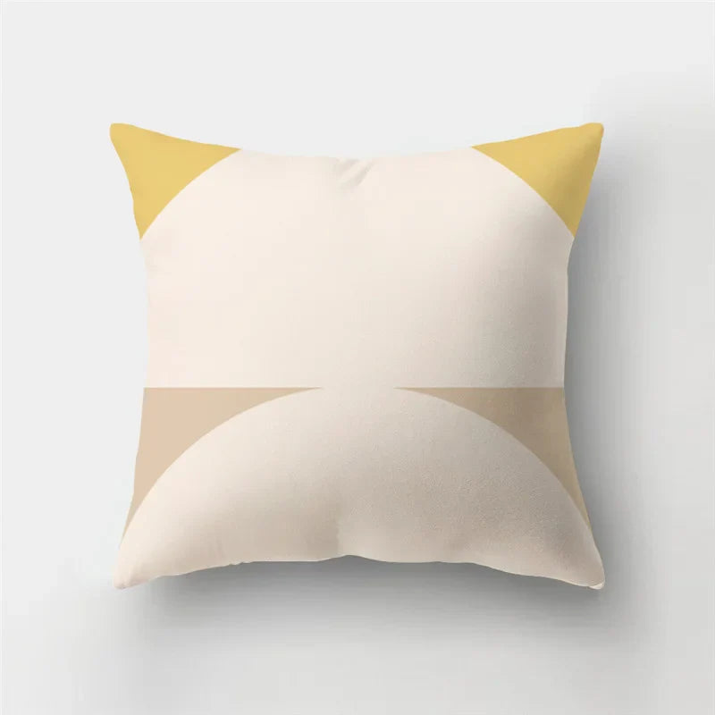 DecorBites™ Geometric Stripe Patchwork Pillow Case | Home Decor Sofa Cushion Cover
