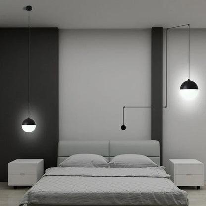 DecorBites™ Glass Ball Pendant Lamp LED Chandelier for Kitchen Island Decor