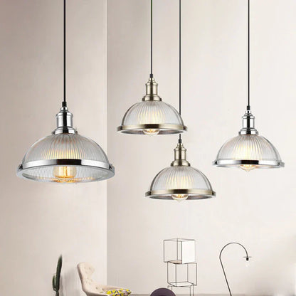 DecorBites™ Glass Shade Pendant Light Fixture for Dining Room Office E27