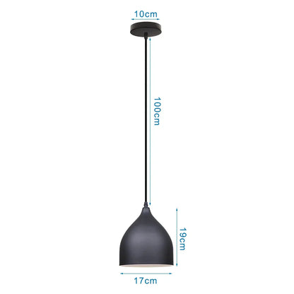 DecorBites™ Industrial Aluminium Pendant Lights Chandelier for Home Living Room Kitchen Bedroom