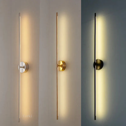 DecorBites™ Gold Geometric Wall Lamp for Living Room, Bedroom, and Hotel Aisle