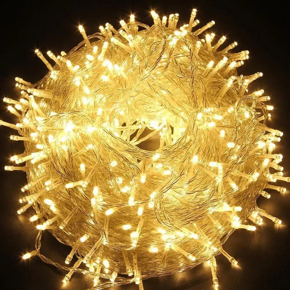DecorBites™ LED Fairy Strings Light 220V Outdoor Waterproof Garland for Christmas Party Wedding Birthday