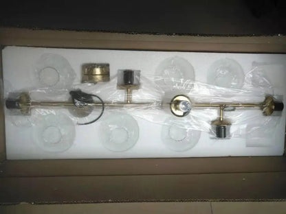 DecorBites™ Glass Ball Metal Rod Pendant Lights