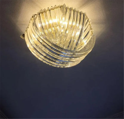 DecorBites™ Art Glass Tube Pendant Chandelier Dining Room Hanging Lamp