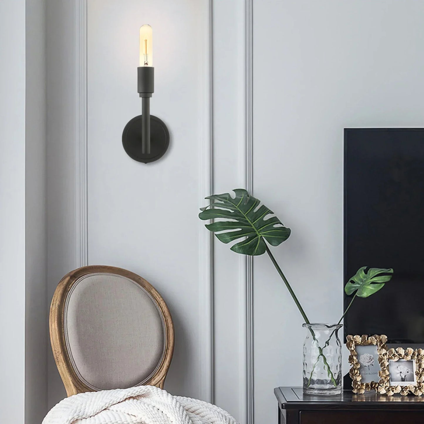 DecorBites™ Industrial Antique Metal Wall Lamp for Minimalist Bedroom