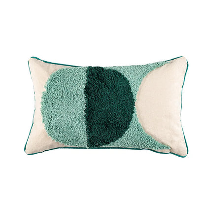 DecorBites™ Geometric Embroidery Tassel Cushion Case 45x45cm Home Decor Pillow Case