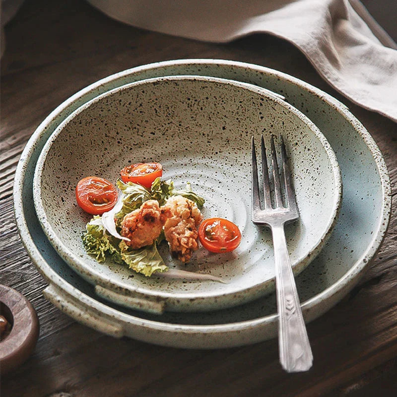 Round Ceramic Dinner Plate